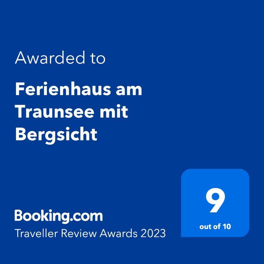 Ferienhaus Am Traunsee Mit Bergsicht Траункирхен Екстериор снимка